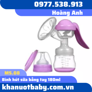 Bình hút sữa bằng tay 180ml