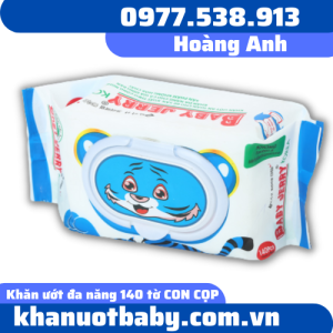 Khăn ướt baby jerry 140 tờ CON CỌP