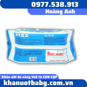 Khăn giấy ướt baby jerry 140 tờ CON CỌP.