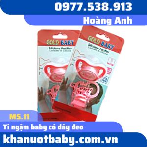 Ti ngậm baby có dây đeo