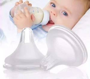 Núm Ti Silicone cao cấp siêu mềm Cổ rộng