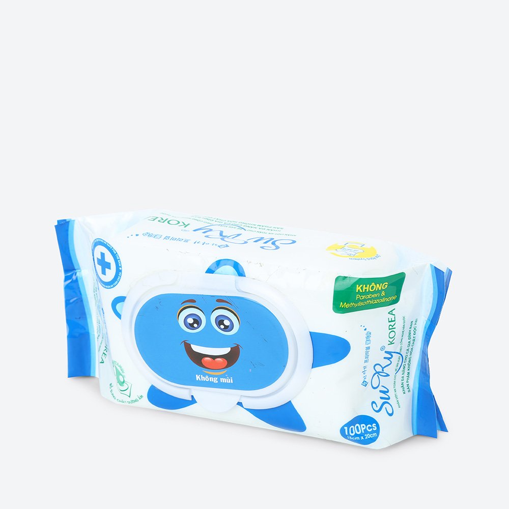 Khăn Ướt Đa Năng Sury 100 Tờ Khăn Ướt Đa Năng Sury 100 Tờ