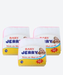 Khăn Sữa 05 Lớp Cao Cấp Baby Jerry 25x30cm
