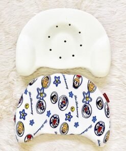 Gối Cao Su Bán Nguyệt Thông Hơi Chống Bẹp Đầu Bé