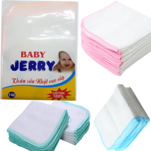 Khăn Sữa 05 Lớp Cao Cấp Baby Jerry 25x35cm