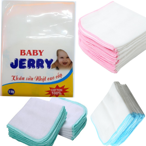Khăn Sữa 05 Lớp Cao Cấp Baby Jerry (1) Khăn Sữa 05 Lớp Cao Cấp Baby Jerry