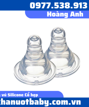 Núm vú Silicone cao cấp siêu mềm Cổ hẹp