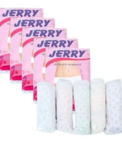 Quần thun cotton tiện lợi Jerry ren hồng