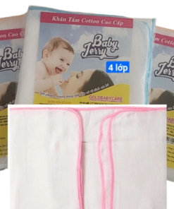 Khăn Tắm 04 Lớp Baby Jerry Cao Cấp 75x80cm