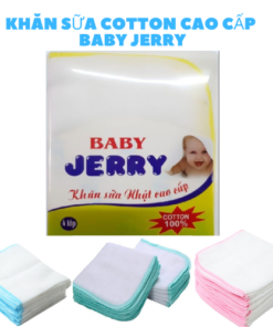 Khăn Sữa 04 Lớp Cao Cấp Baby Jerry