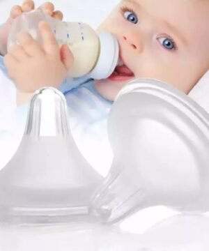 Núm Ti Silicone cao cấp siêu mềm Cổ rộng